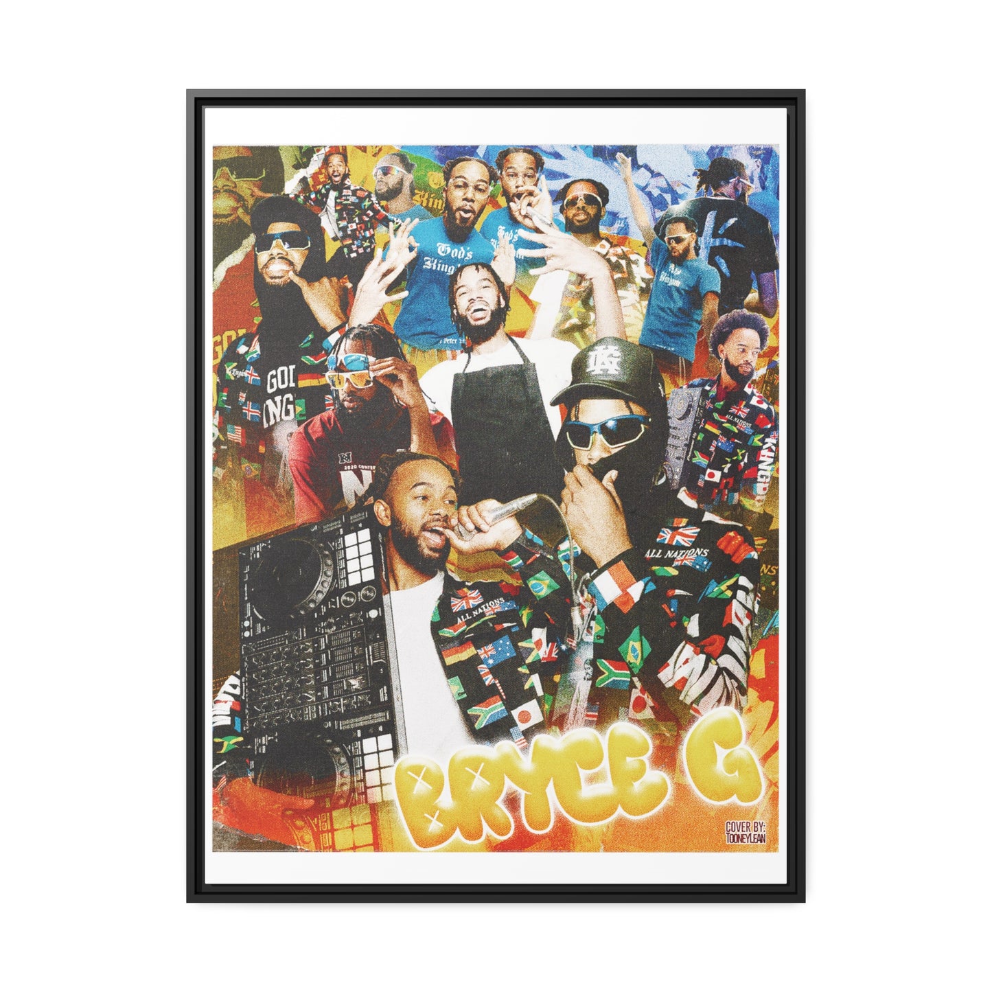 BRYCE G | Matte Canvas Framed