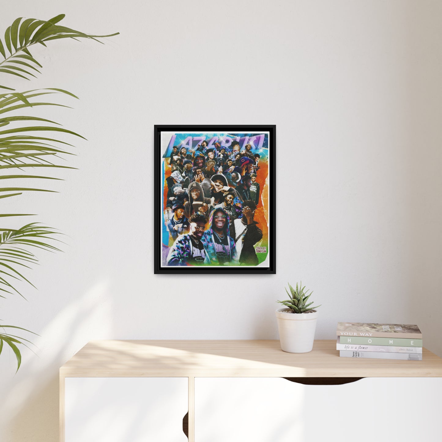 LAZRUS! | Matte Canvas Framed