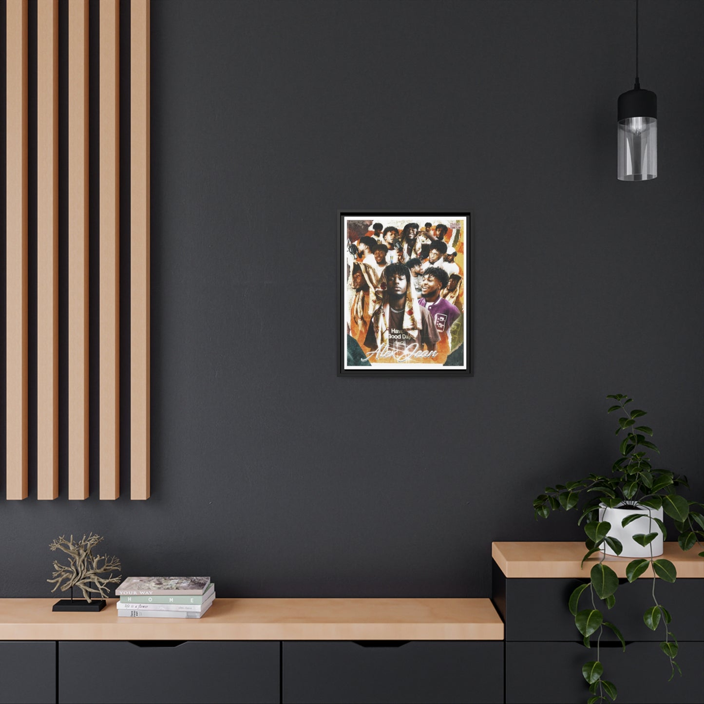 AlexJean | Matte Canvas Framed