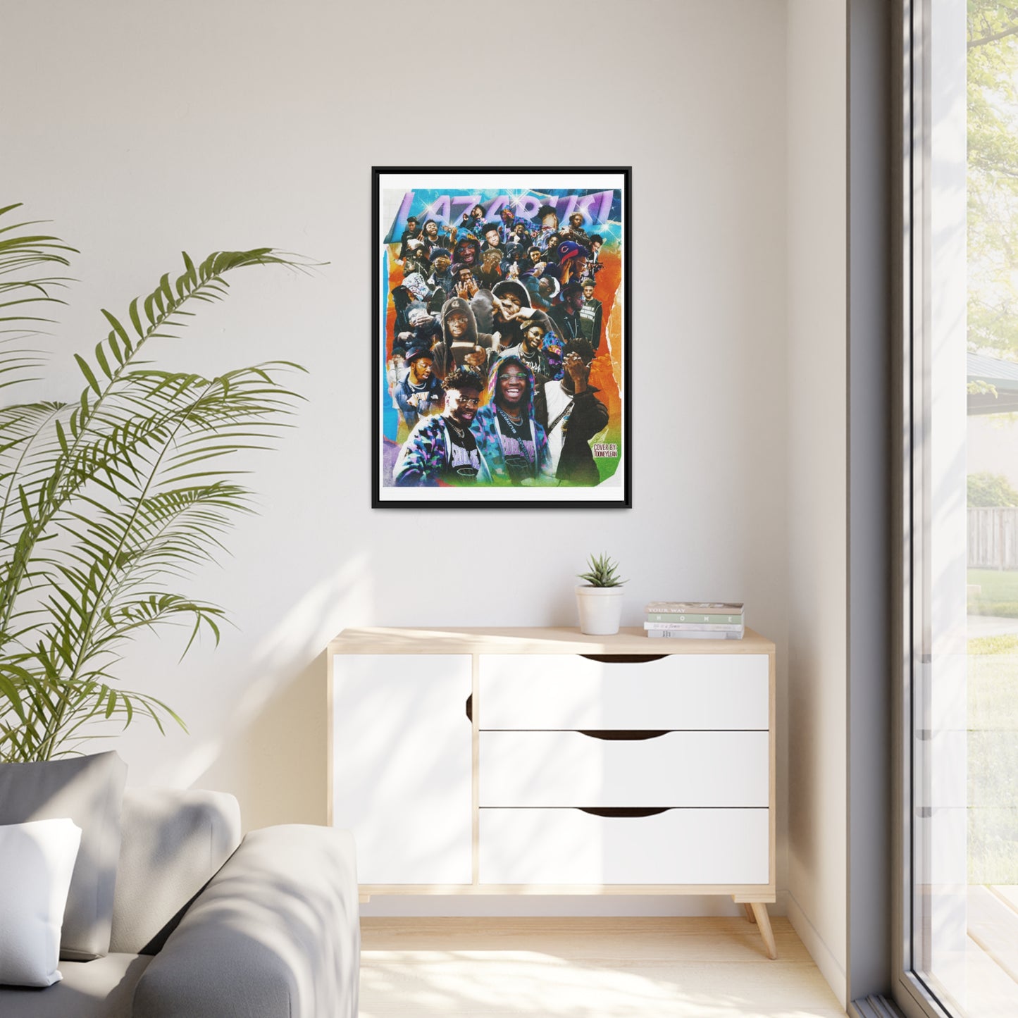 LAZRUS! | Matte Canvas Framed