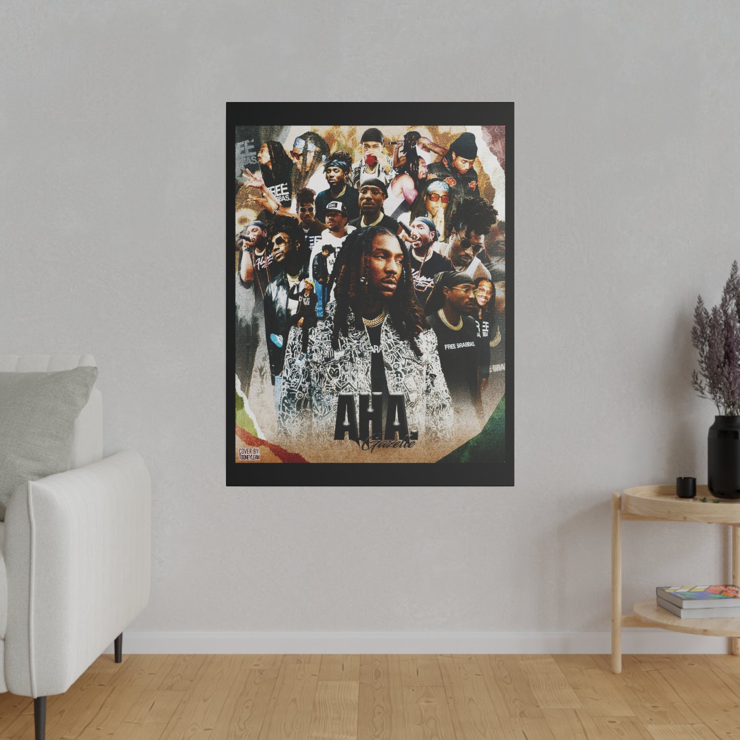 AHA Gazelle | Matte Canvas Print