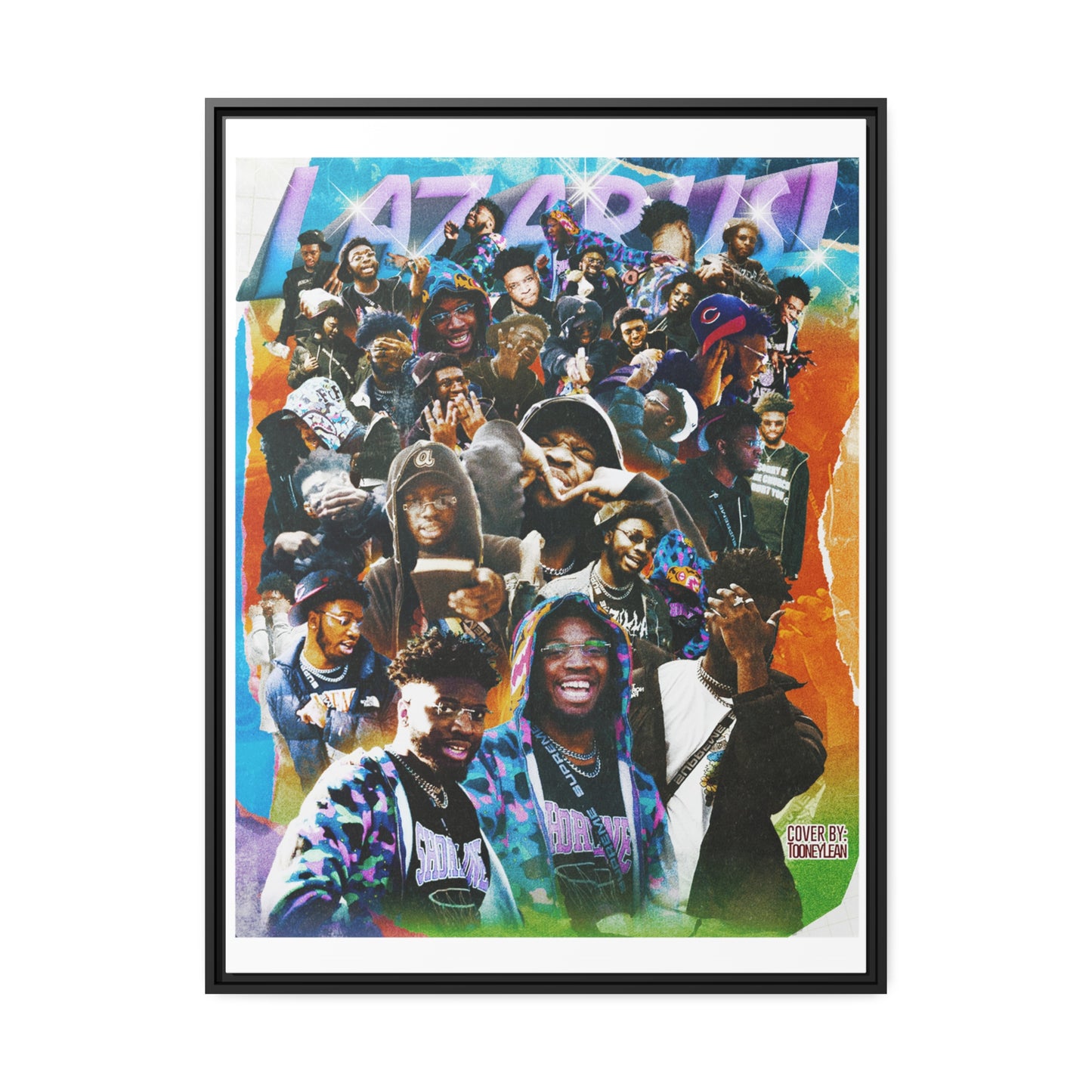 LAZRUS! | Matte Canvas Framed