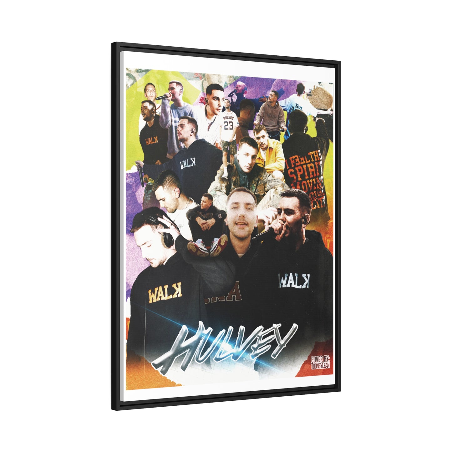 Hulvey | Matte Canvas Framed