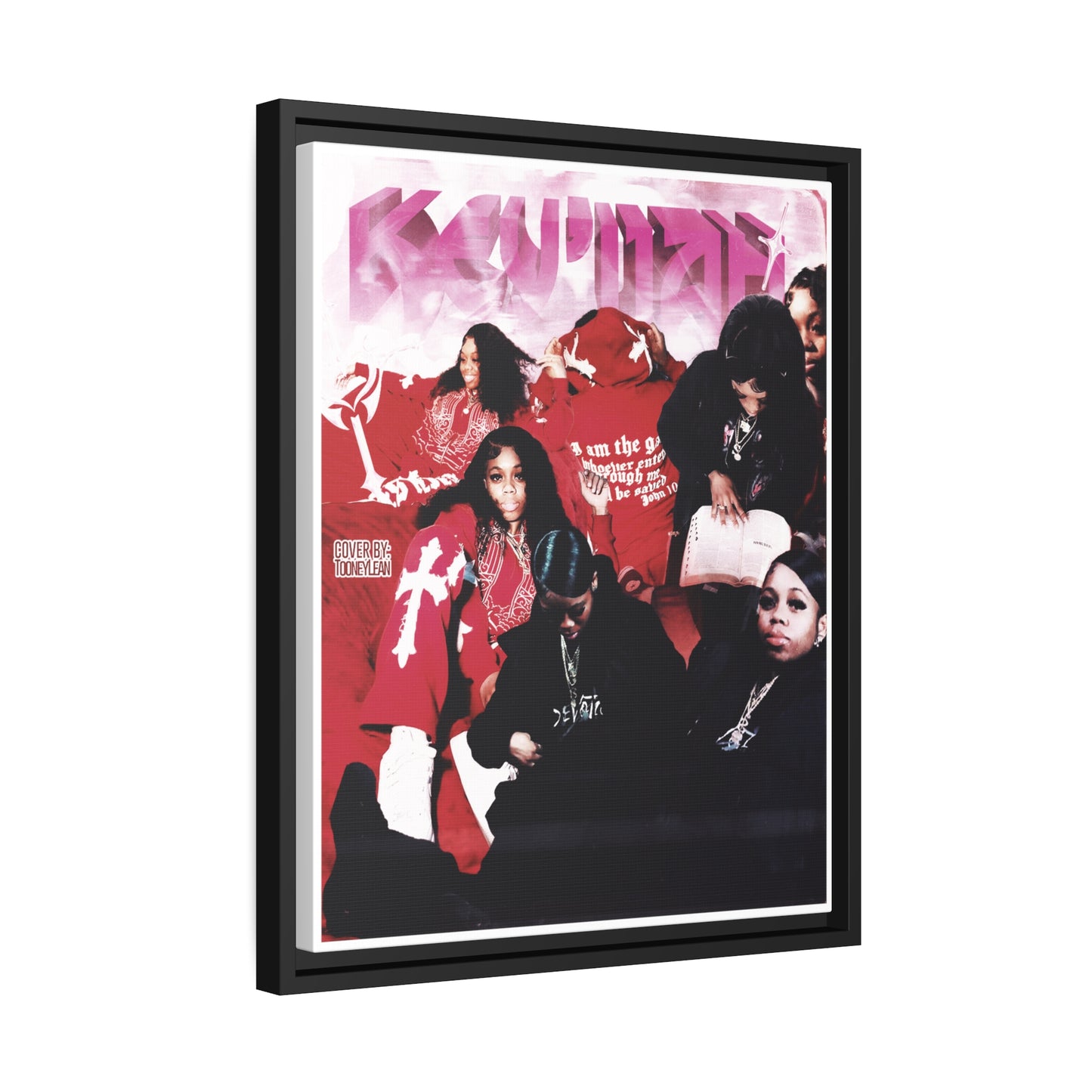 KEY'IJAH | Matte Canvas Framed