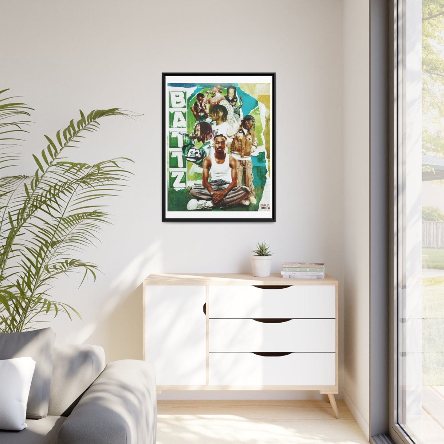 Battz | Matte Canvas Framed