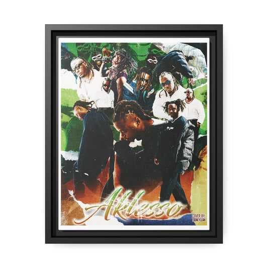 Aklesso | Matte Canvas Framed