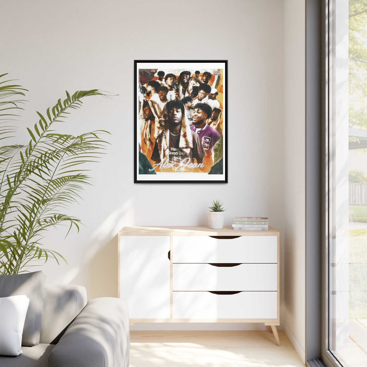 AlexJean | Matte Canvas Framed