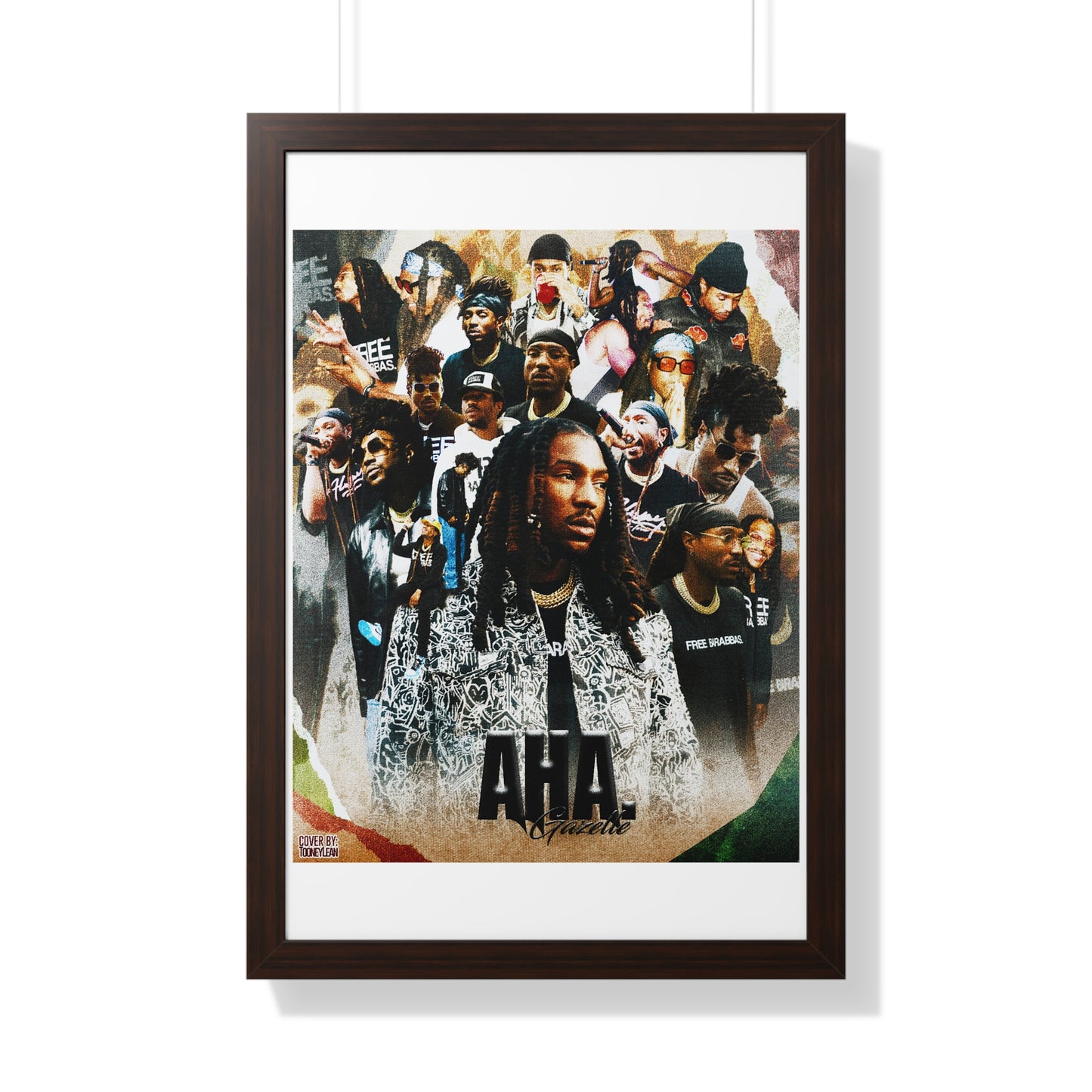 AHA Gazelle | Poster Framed