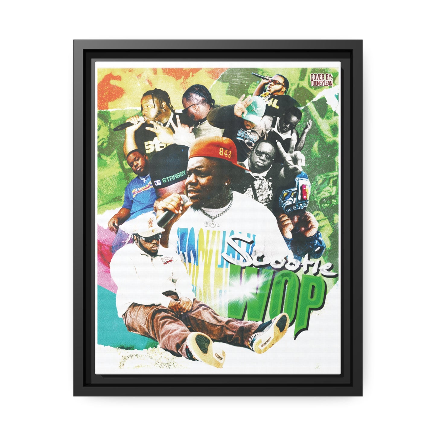 ScootieWop | Matte Canvas Framed