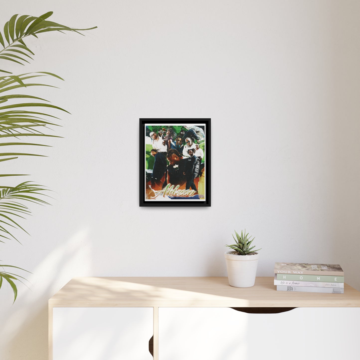 Aklesso | Matte Canvas Framed