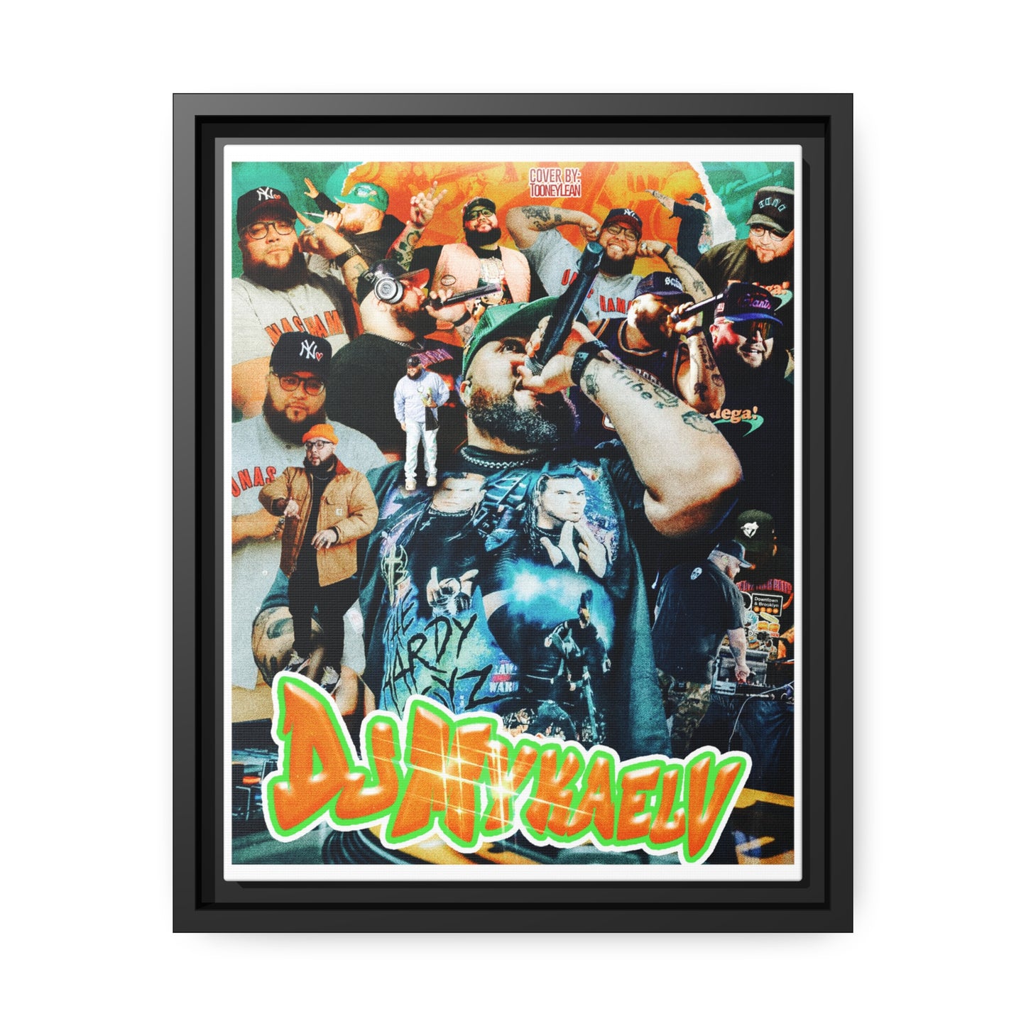 DJMyKaelV | Matte Canvas Framed