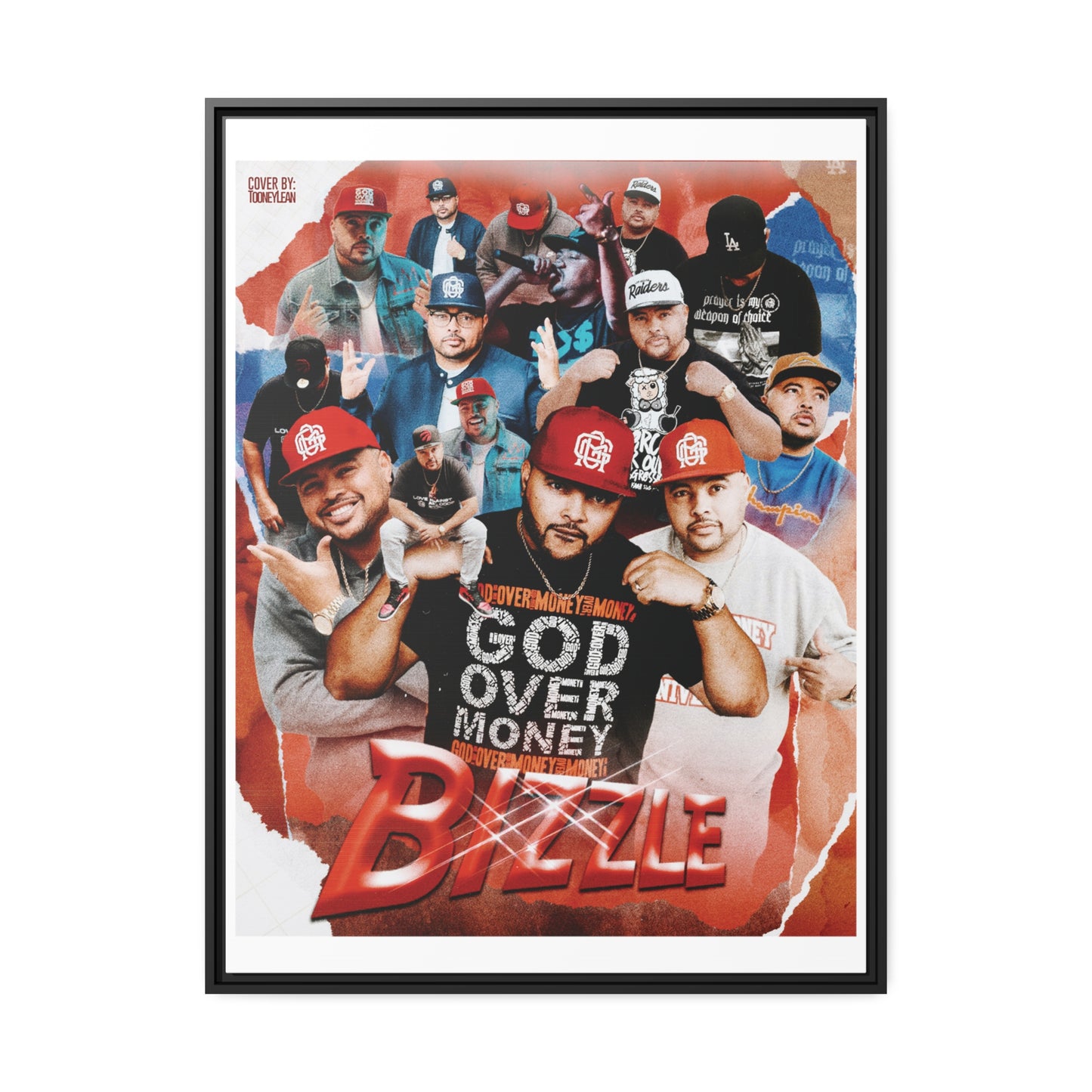 Bizzle | Matte Canvas Framed