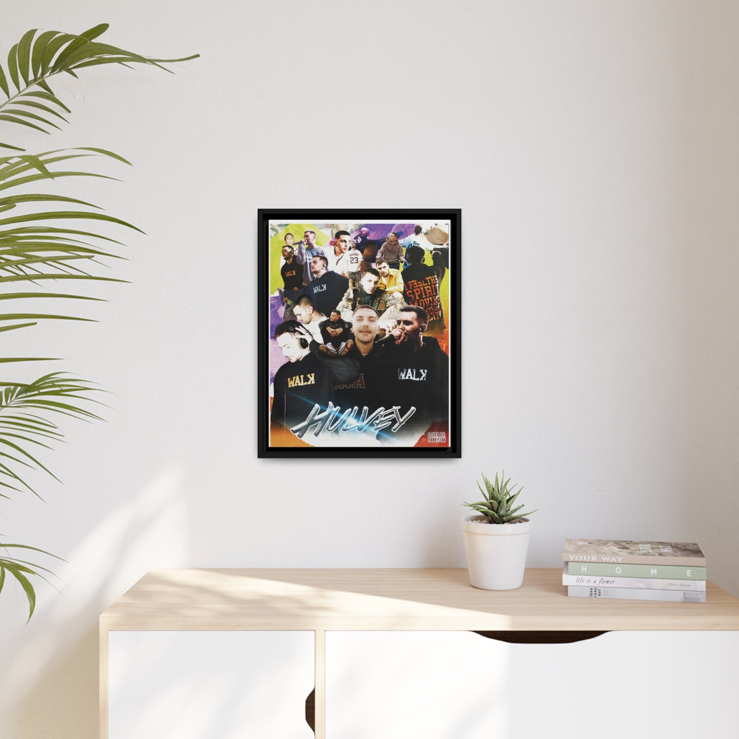 Hulvey | Matte Canvas Framed