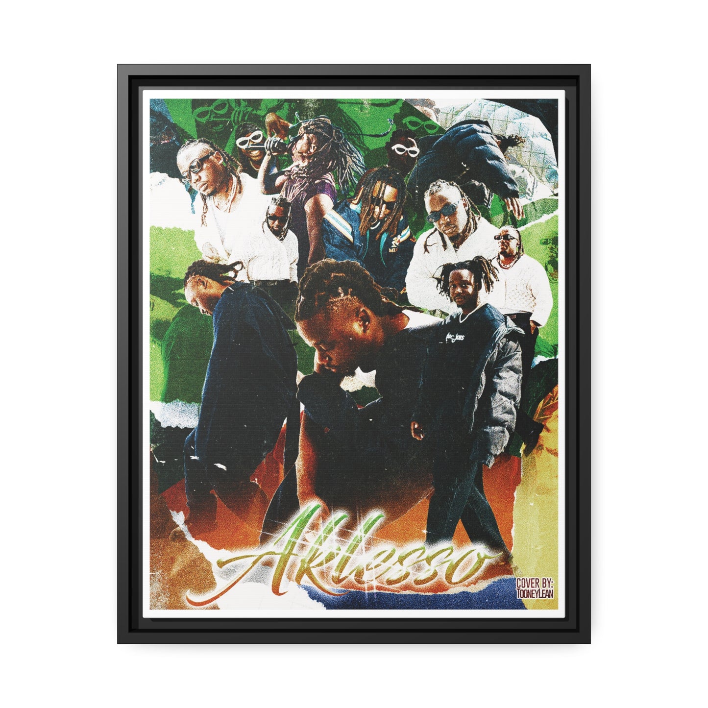 Aklesso | Matte Canvas Framed