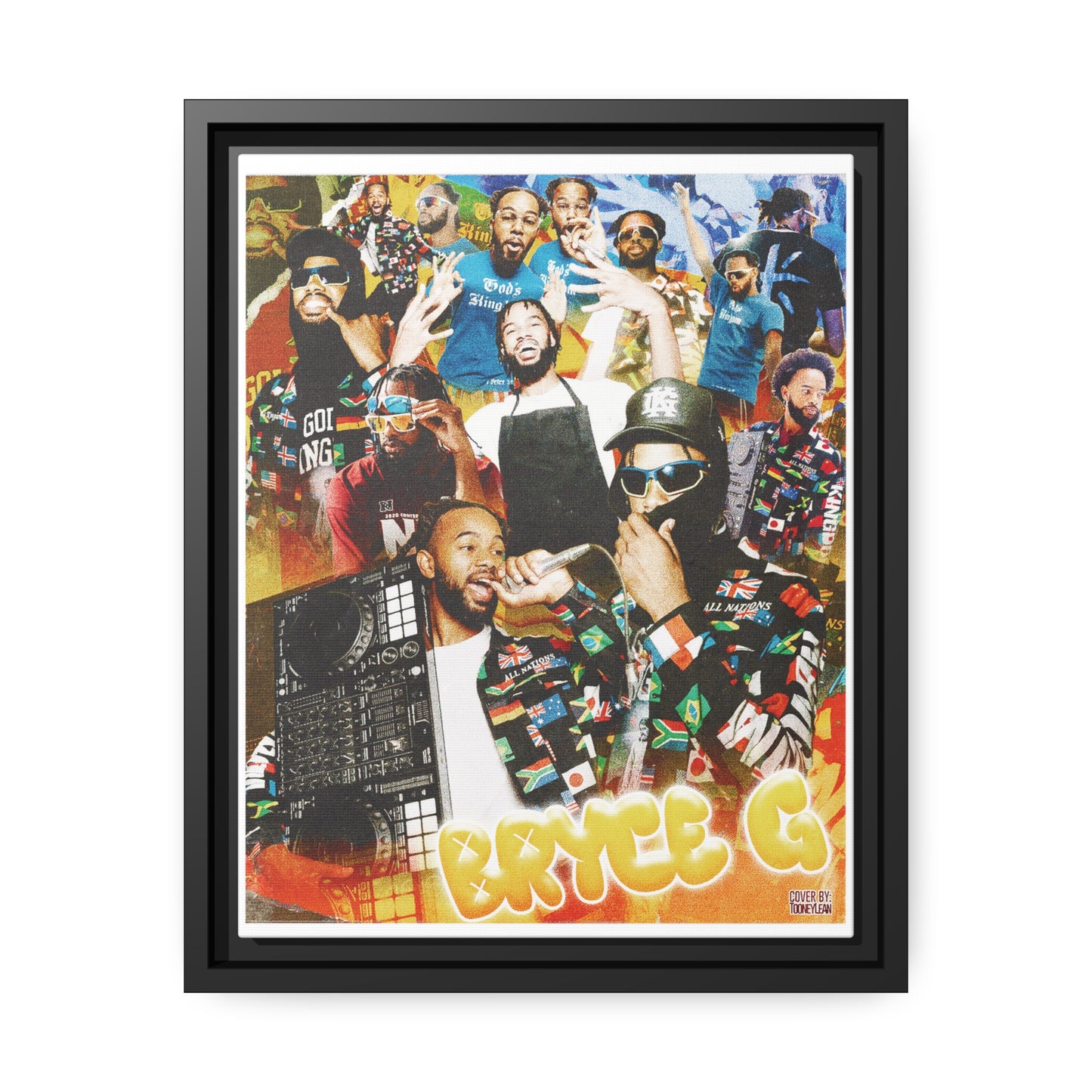 BRYCE G | Matte Canvas Framed