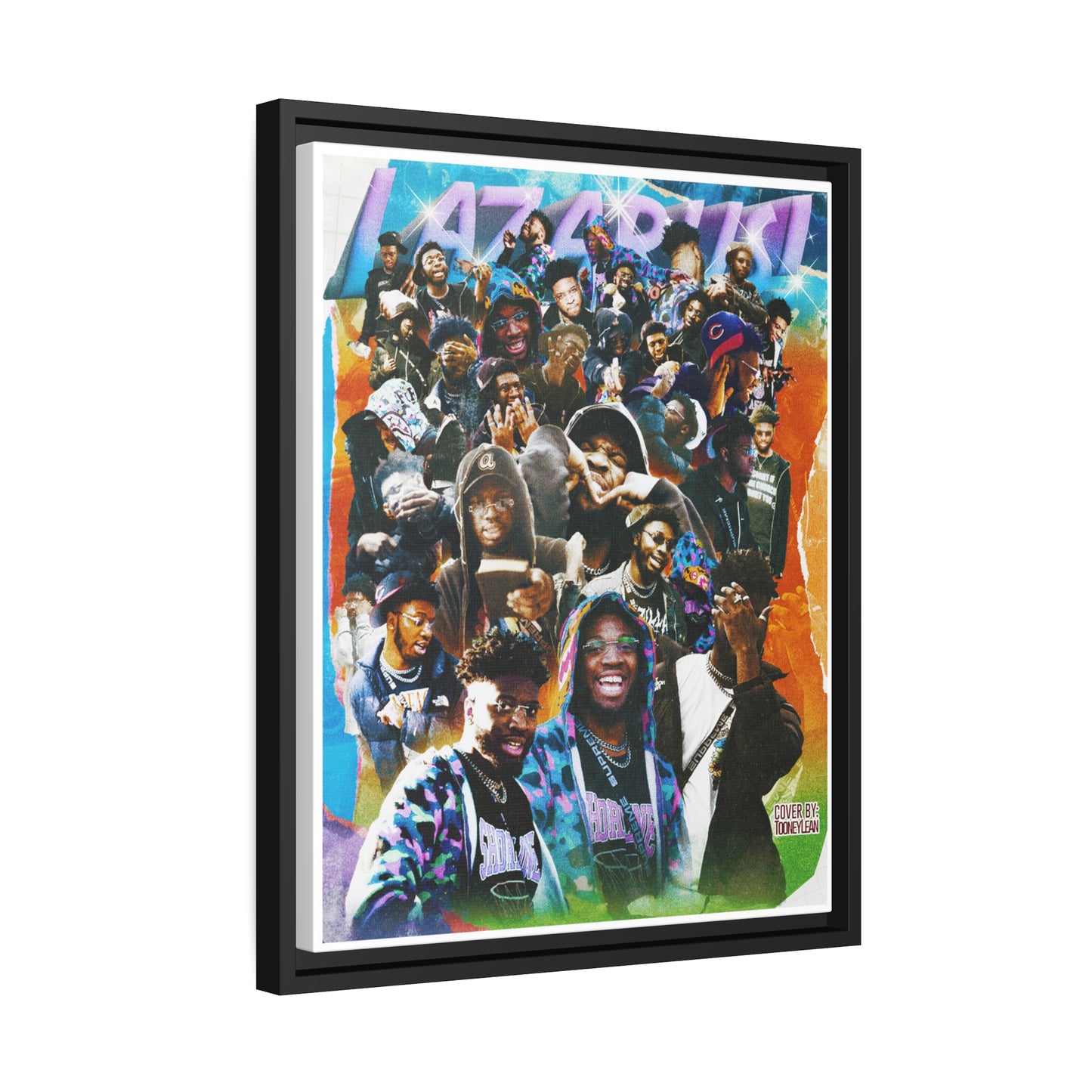 LAZRUS! | Matte Canvas Framed