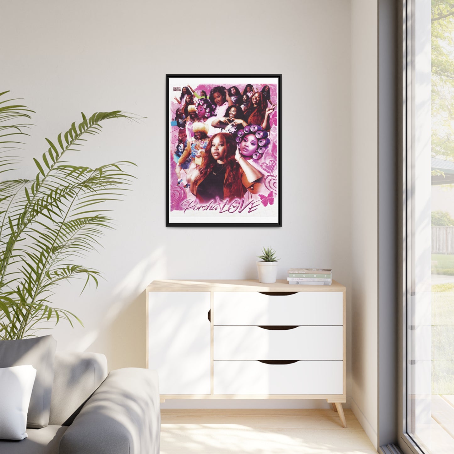 PorshaLove  | Matte Canvas Framed