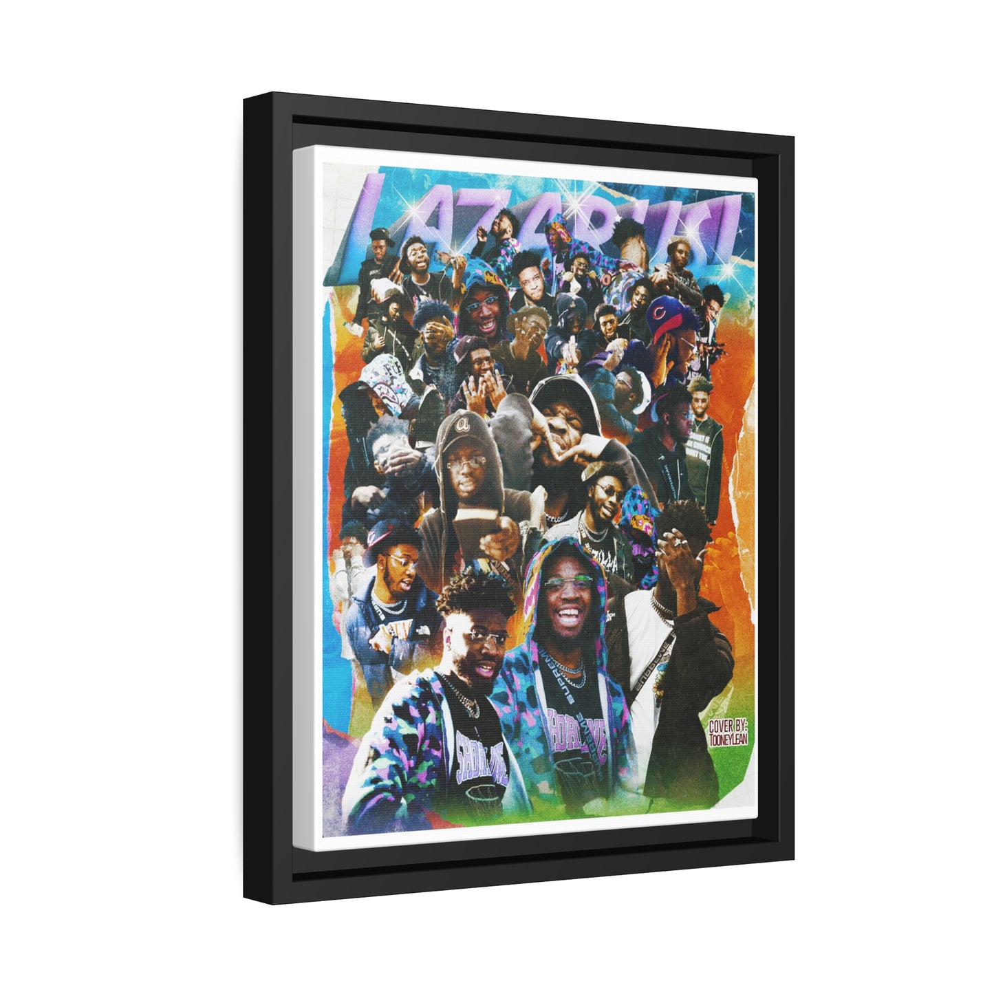 LAZRUS! | Matte Canvas Framed