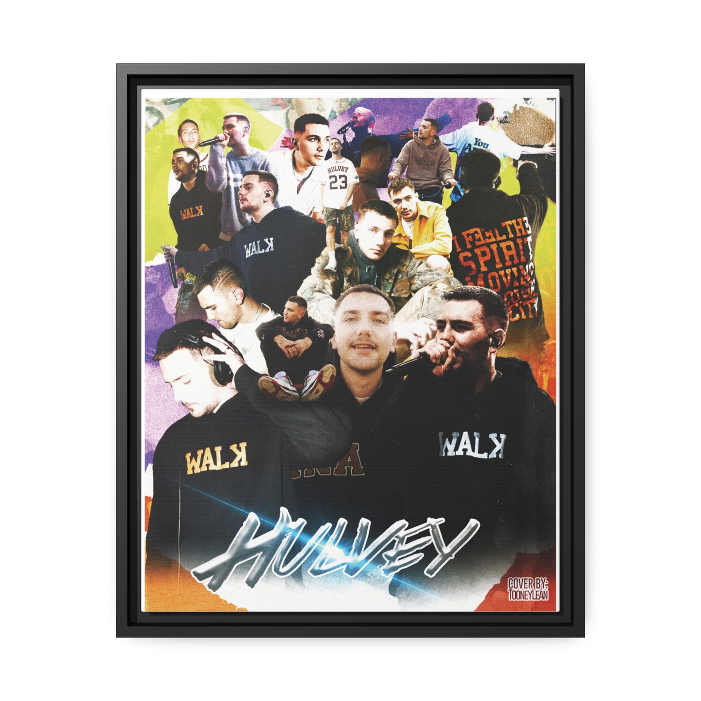 Hulvey | Matte Canvas Framed
