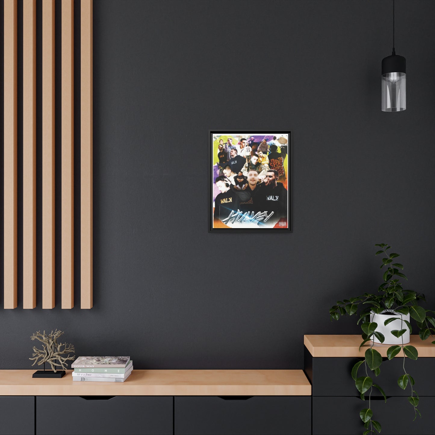 Hulvey | Matte Canvas Framed