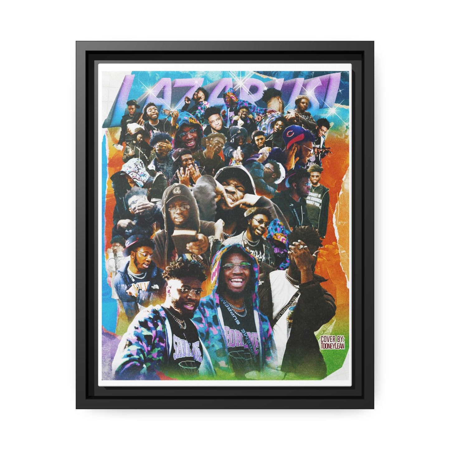 LAZRUS! | Matte Canvas Framed