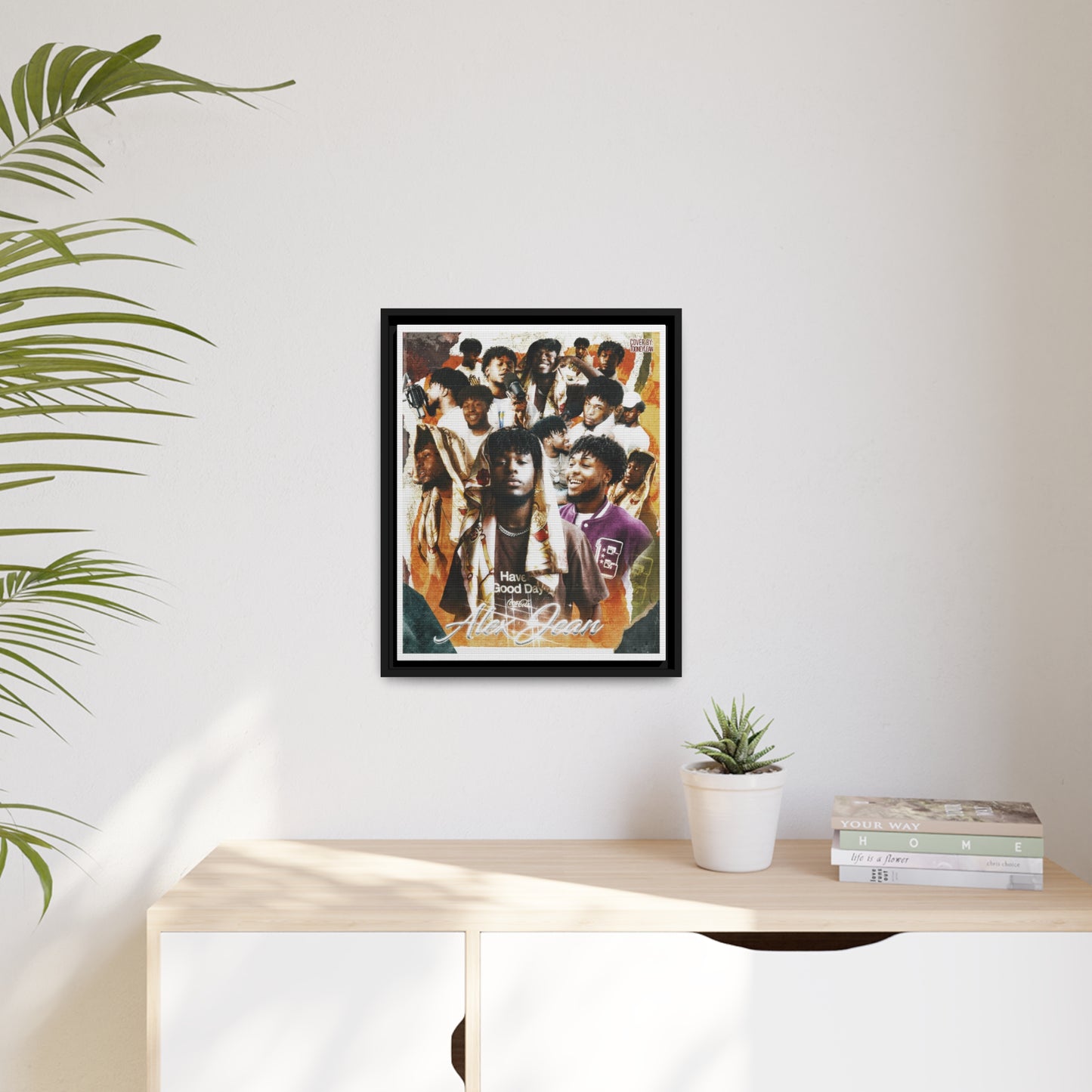 AlexJean | Matte Canvas Framed
