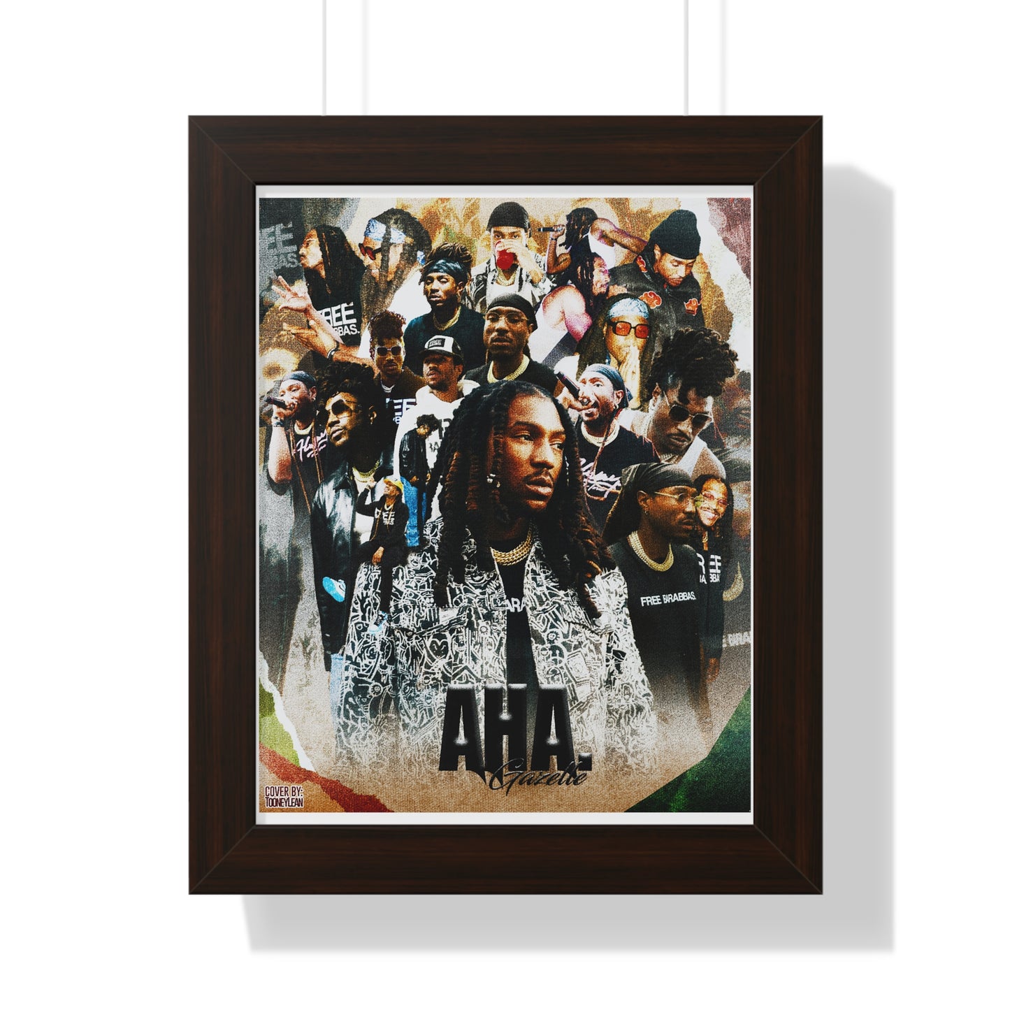 AHA Gazelle | Poster Framed