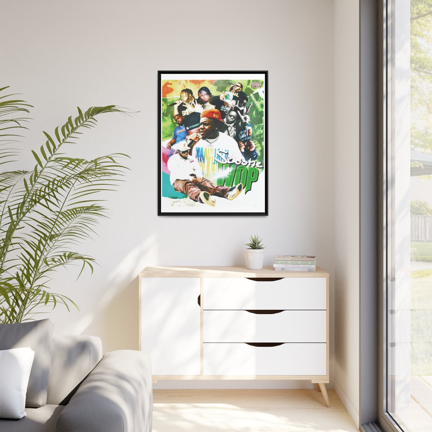 ScootieWop | Matte Canvas Framed