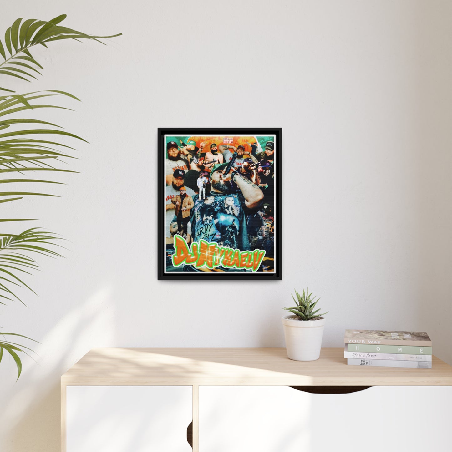 DJMyKaelV | Matte Canvas Framed