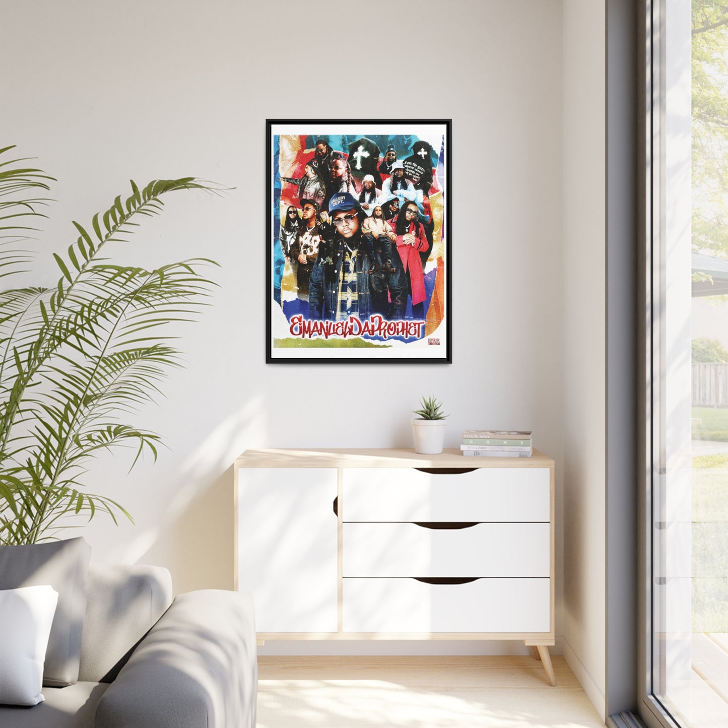 EmanuelDaProphet | Matte Canvas Framed