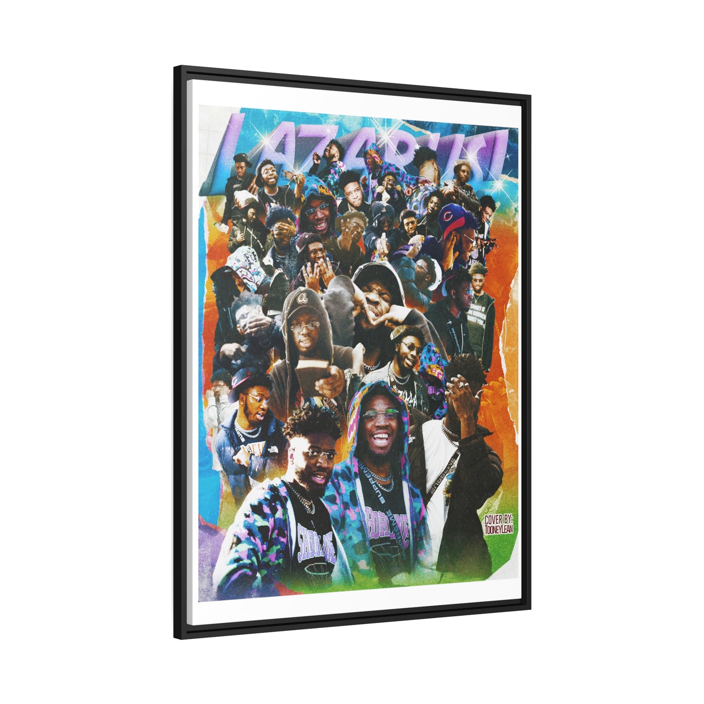LAZRUS! | Matte Canvas Framed