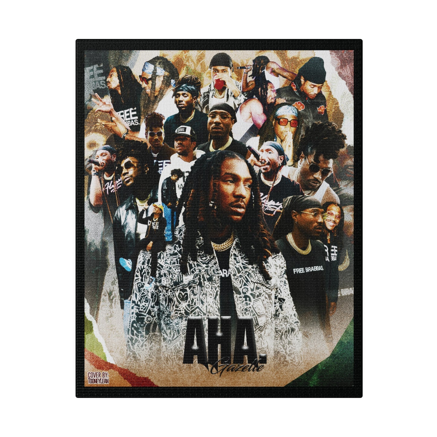 AHA Gazelle | Matte Canvas Print