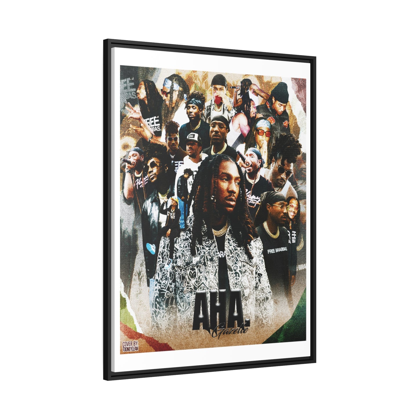 AHA Gazelle | Matte Canvas Framed