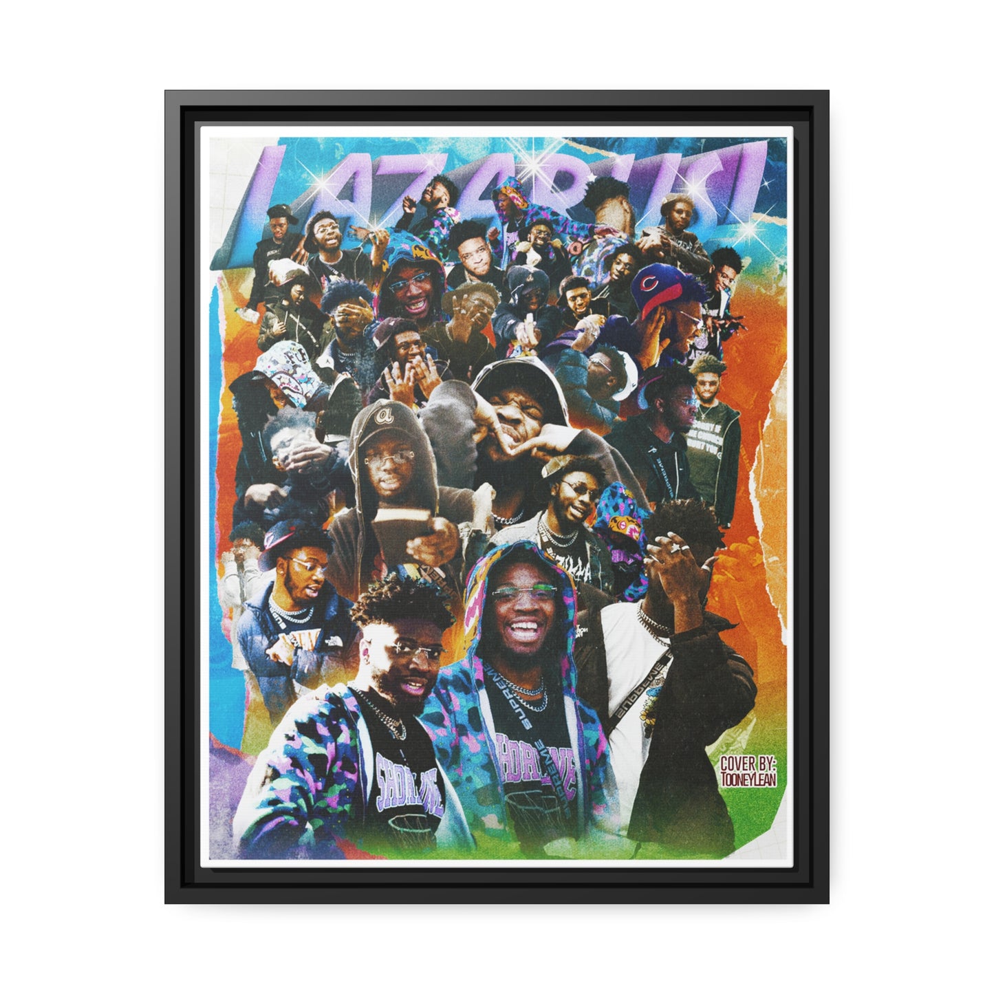 LAZRUS! | Matte Canvas Framed