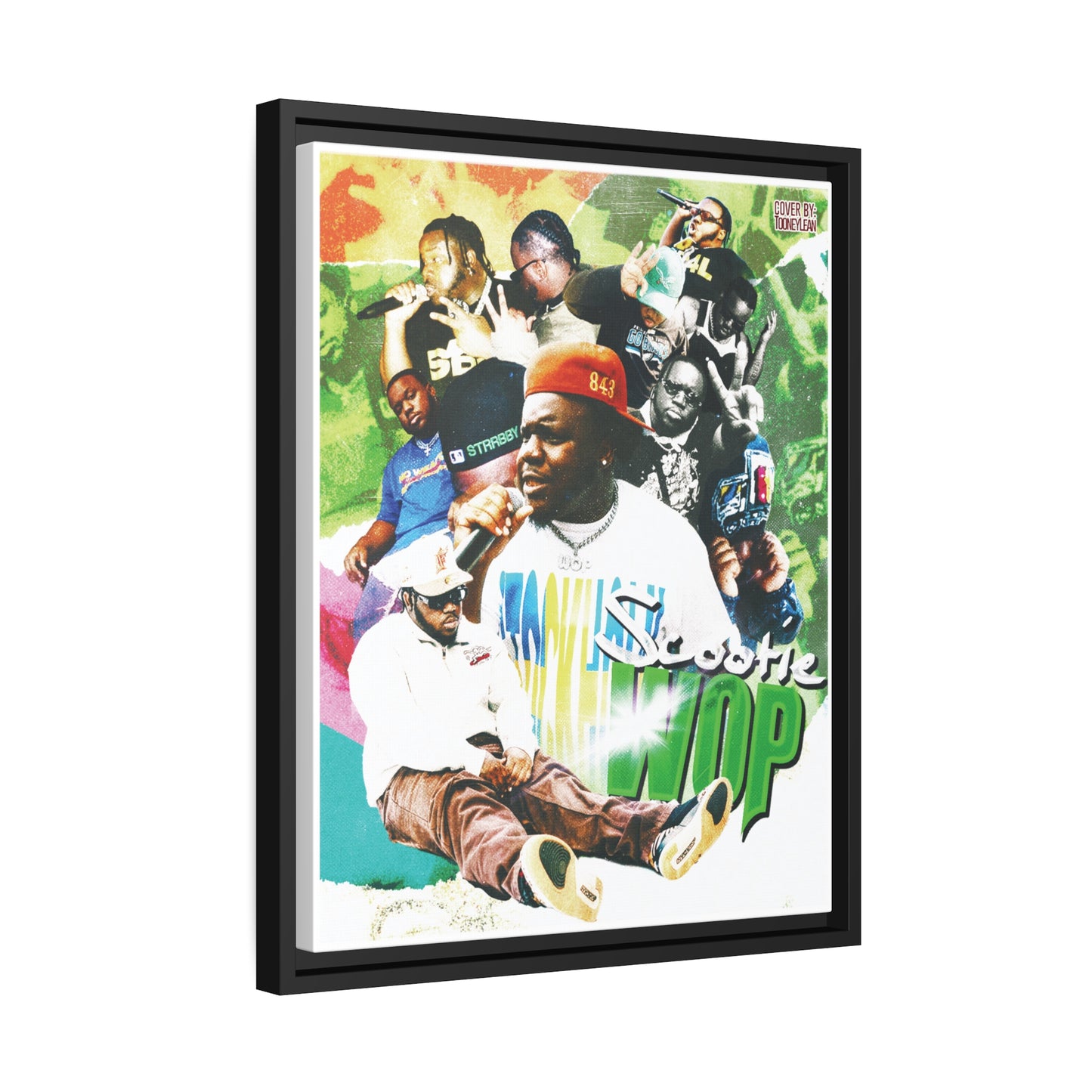 ScootieWop | Matte Canvas Framed