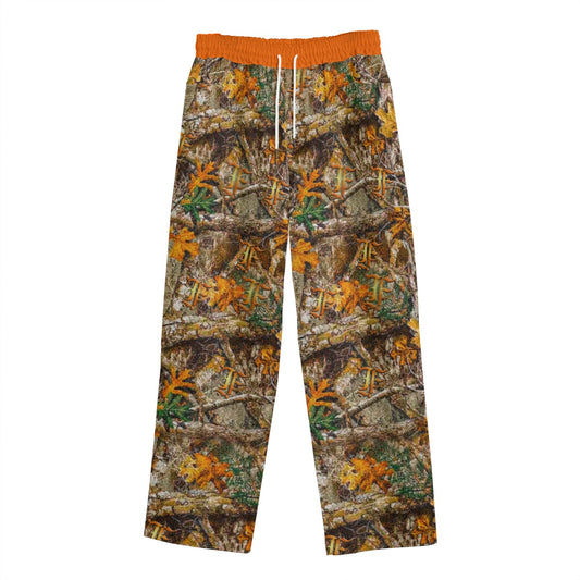 CAMO TREESKI | Straight Leg Pants | 245GSM Cotton