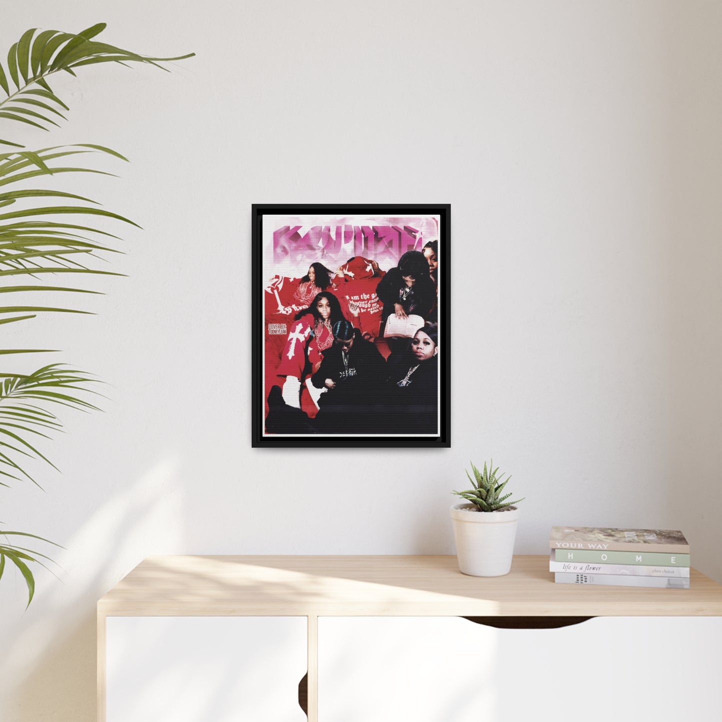 KEY'IJAH | Matte Canvas Framed
