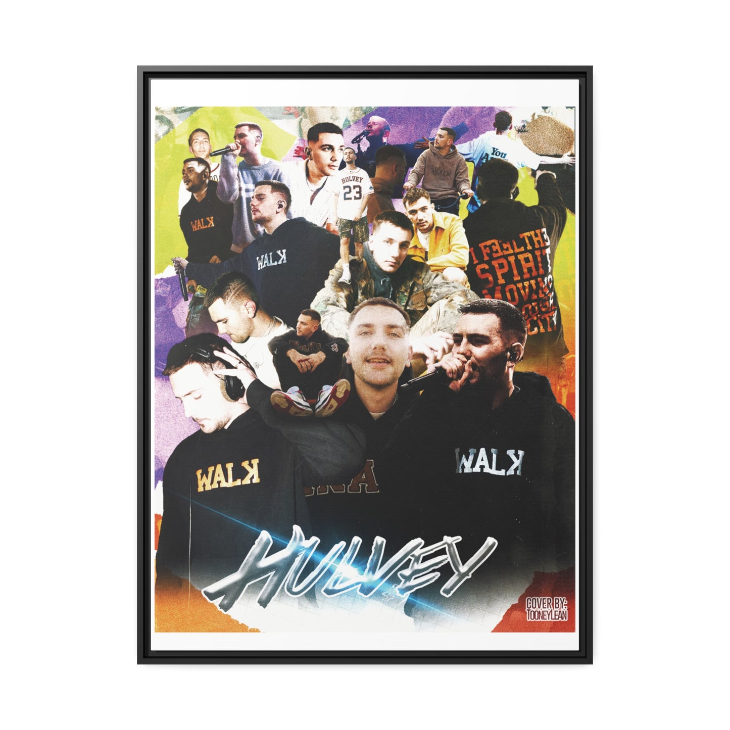 Hulvey | Matte Canvas Framed