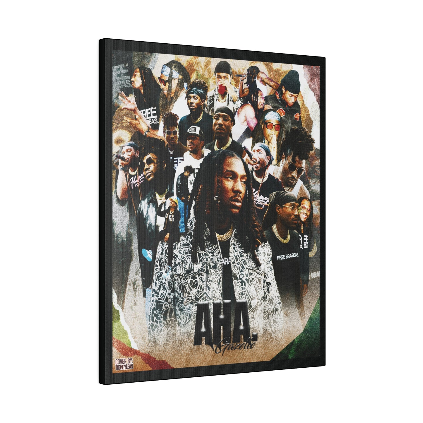 AHA Gazelle | Matte Canvas Print