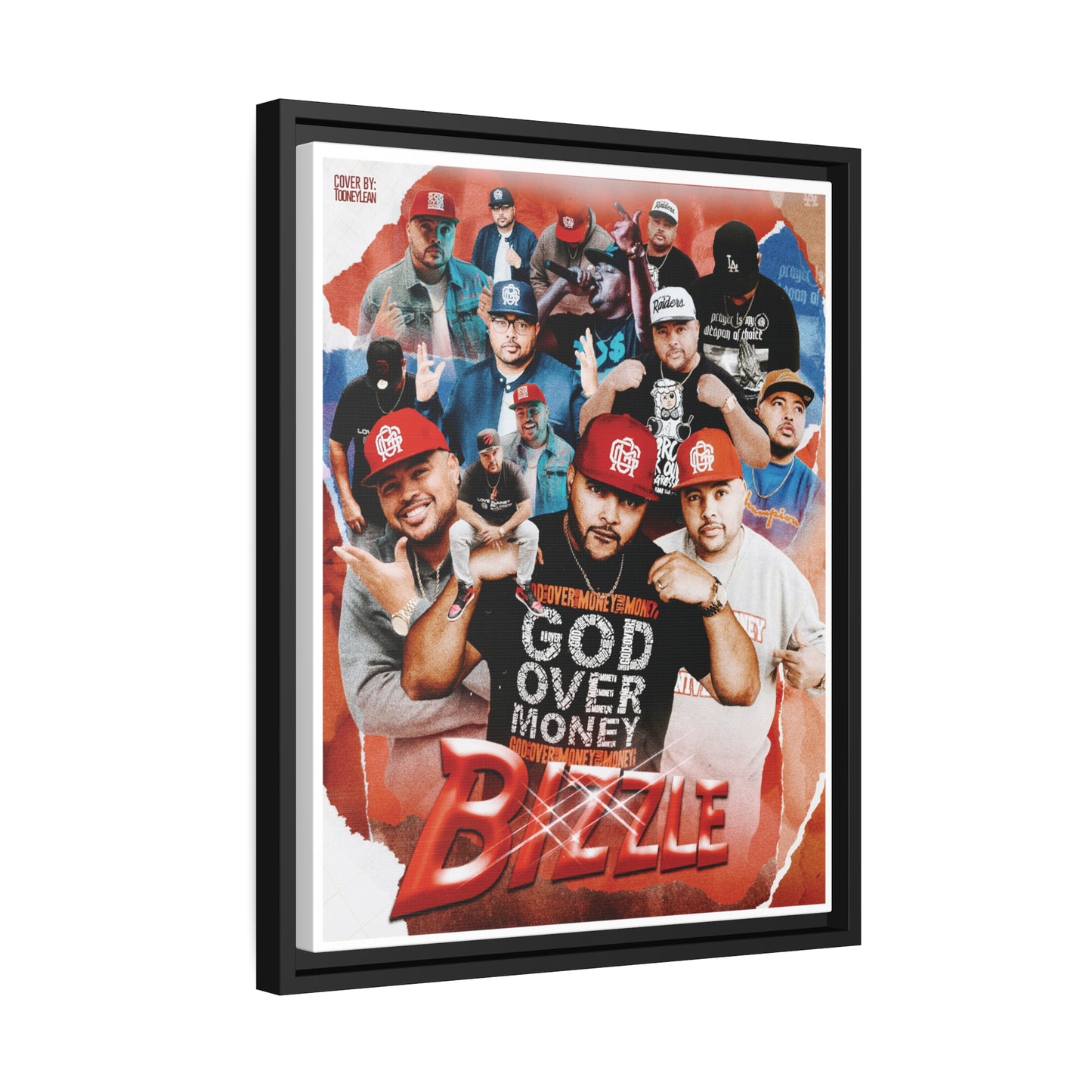 Bizzle | Matte Canvas Framed