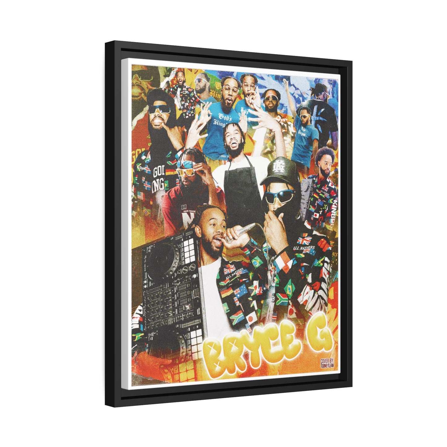 BRYCE G | Matte Canvas Framed