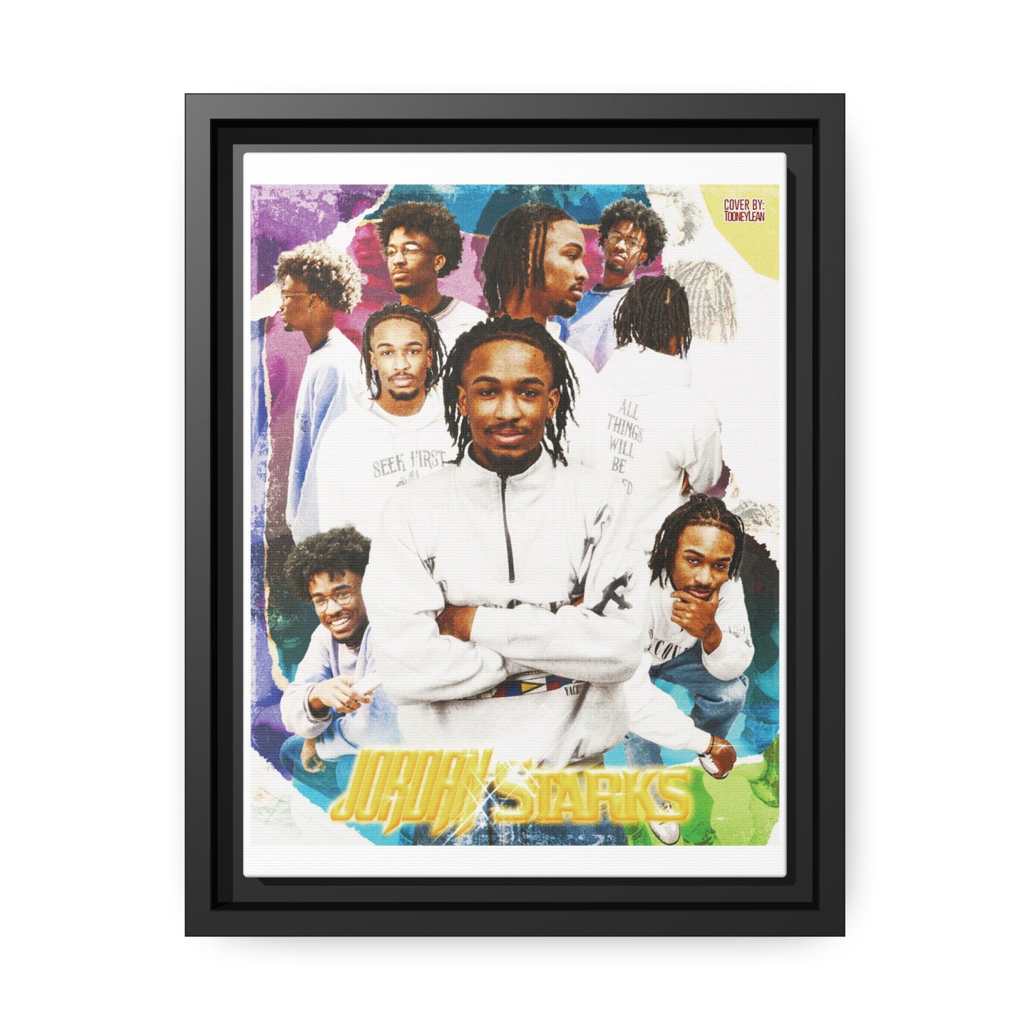JordanStarks | Matte Canvas Framed