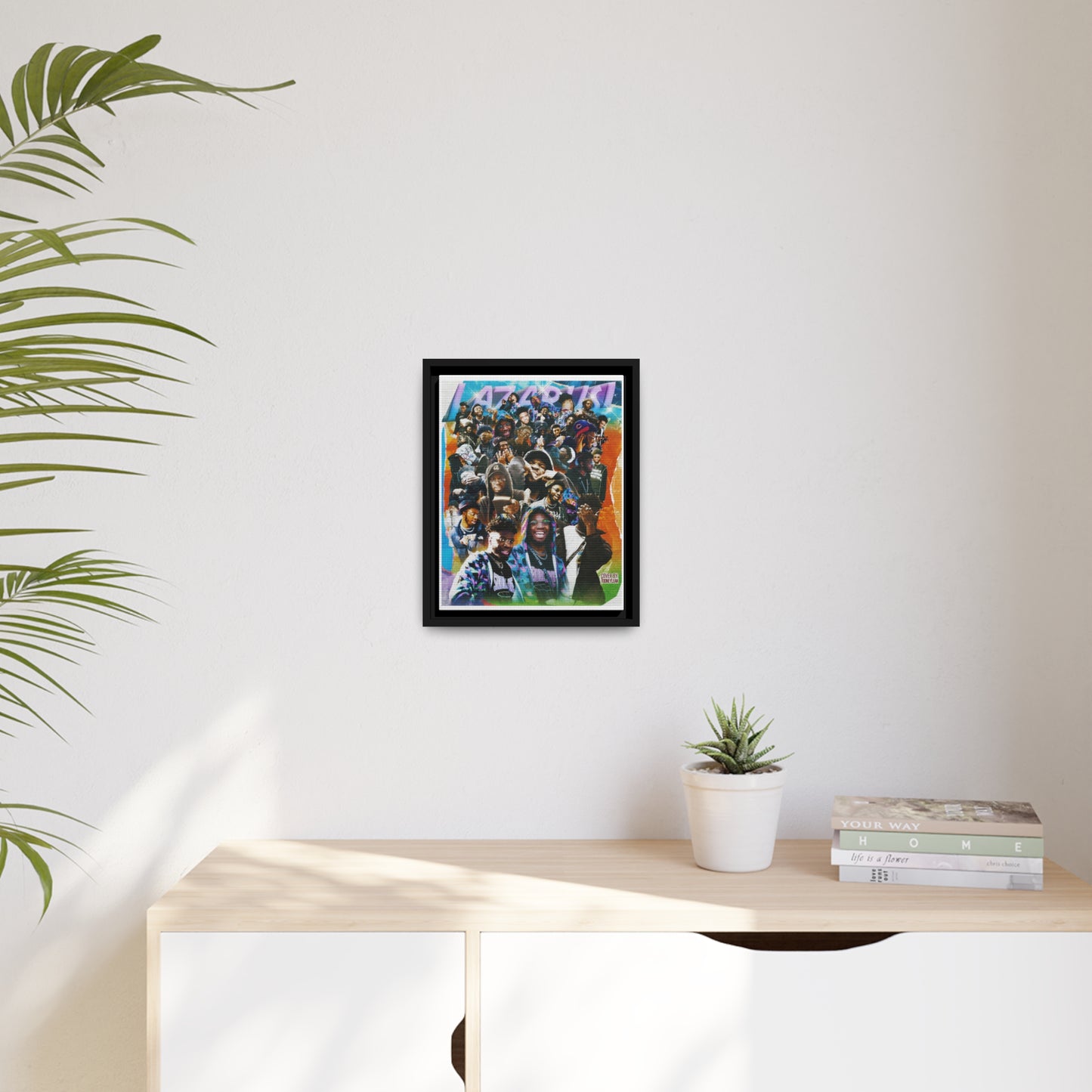 LAZRUS! | Matte Canvas Framed