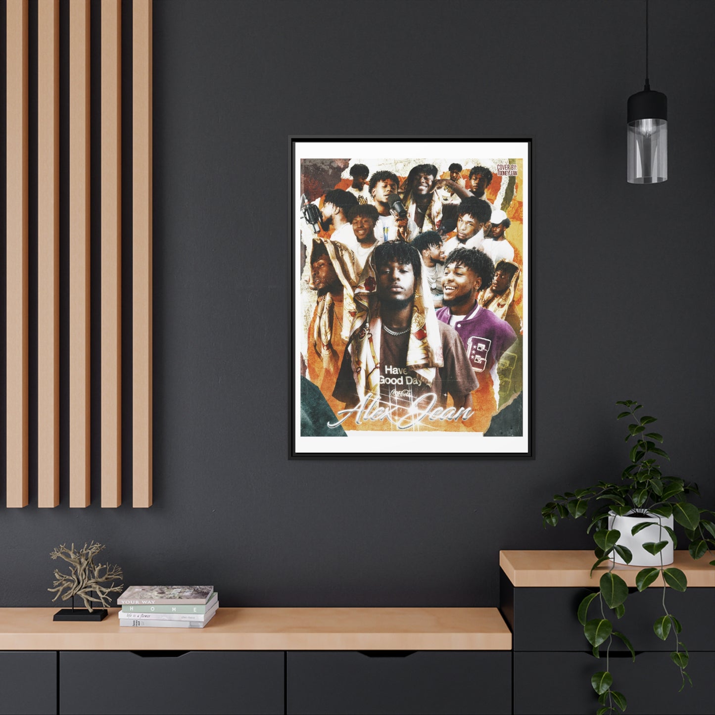 AlexJean | Matte Canvas Framed