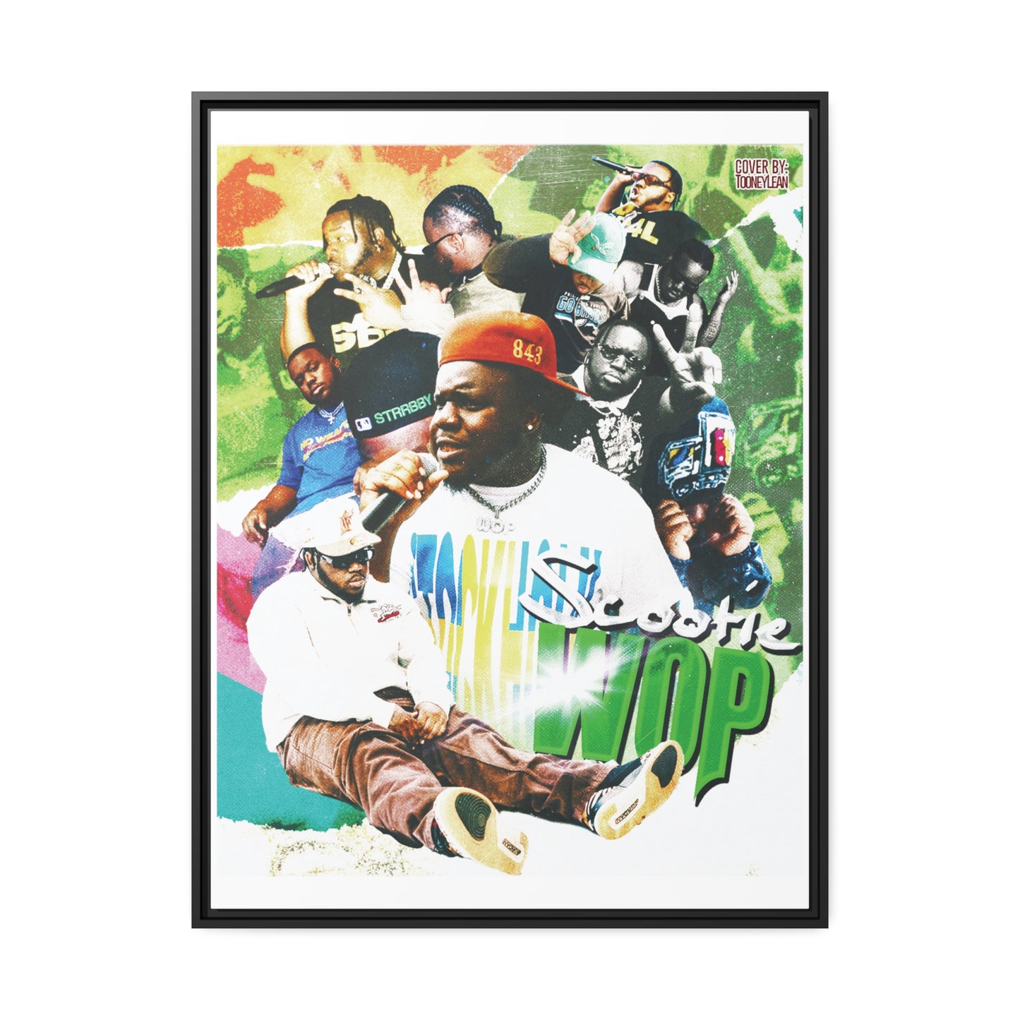 ScootieWop | Matte Canvas Framed
