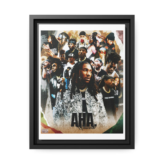 AHA Gazelle | Matte Canvas Framed