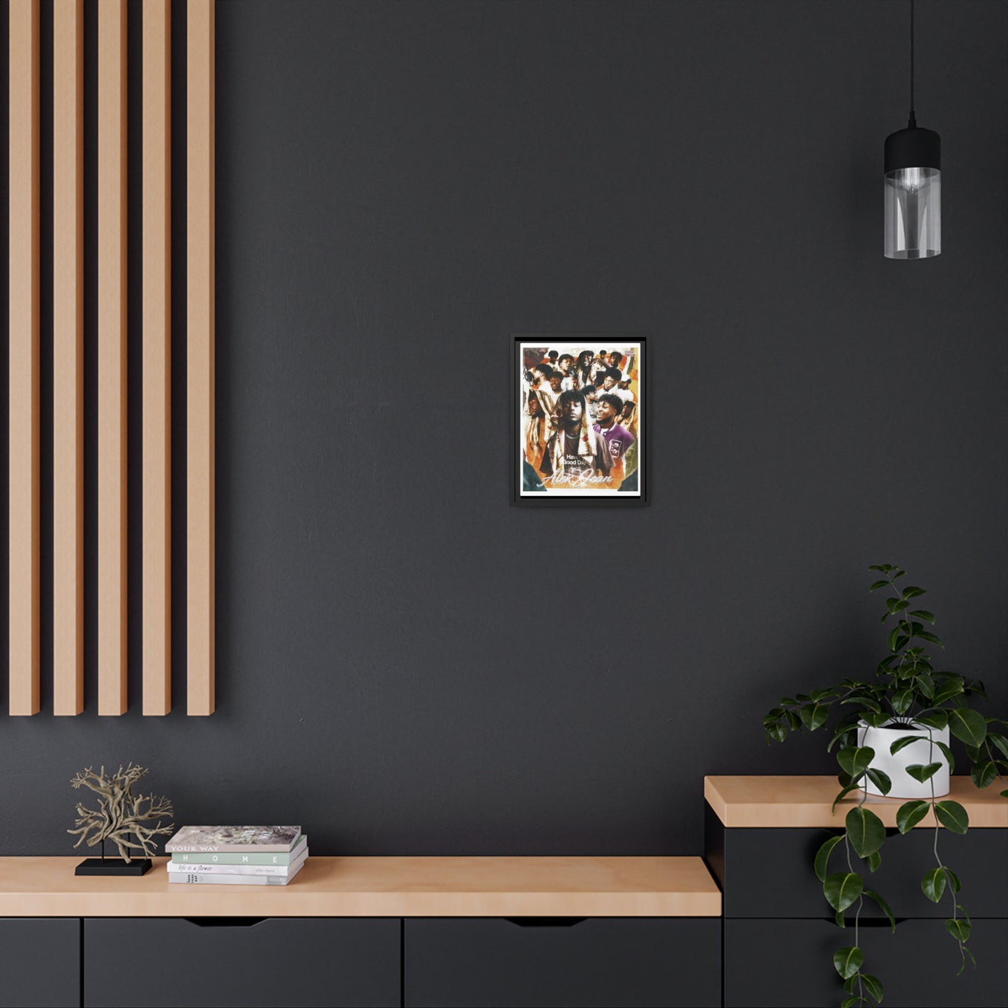 AlexJean | Matte Canvas Framed