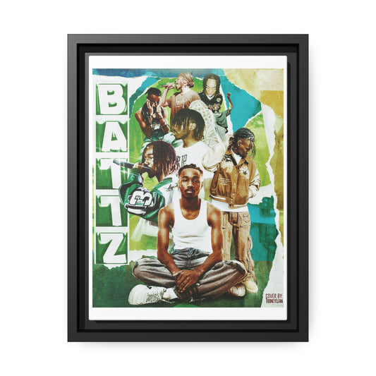 Battz | Matte Canvas Framed