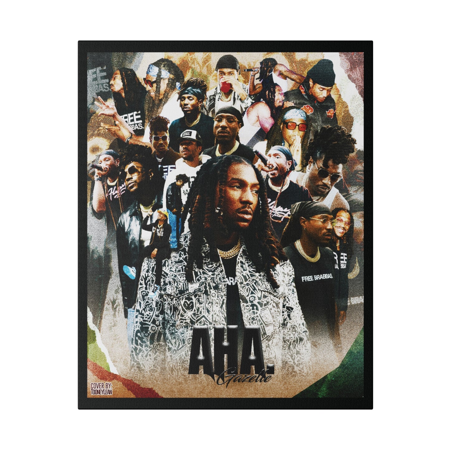 AHA Gazelle | Matte Canvas Print