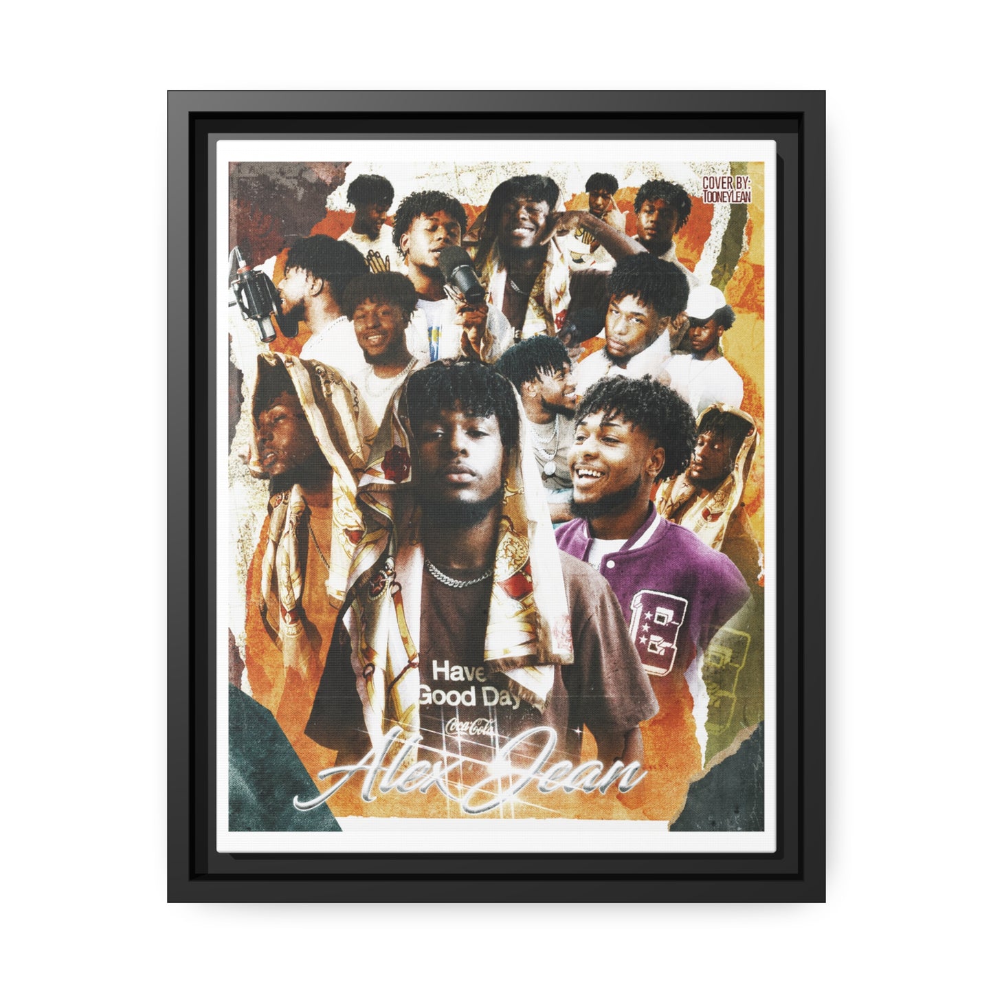 AlexJean | Matte Canvas Framed